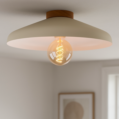 Rustikálne stropné svietidlo béžové, Freddie