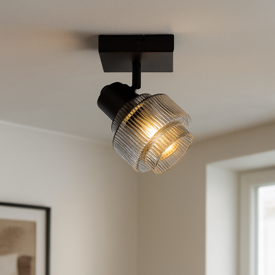 Retro stropné bodové svetlo sivé, Paris