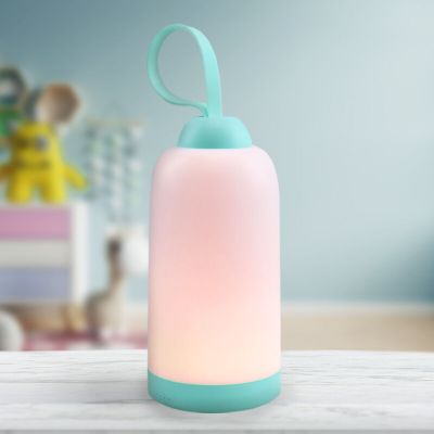 Plastová nočná lampa do detskej izby modrá, Esper, 3 W, LED 3000 K, s 3-stupňovým stmievačom