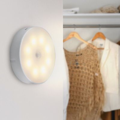 Biele plastové nočné svetlo, Ilene, 1,5W, 3000K LED