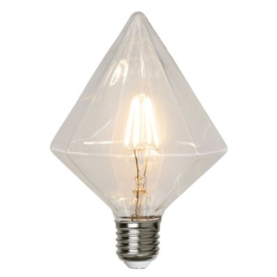 E27 diamantová LED žiarovka Finley, 3,2 Watt, 2700K (extra teplá biela)