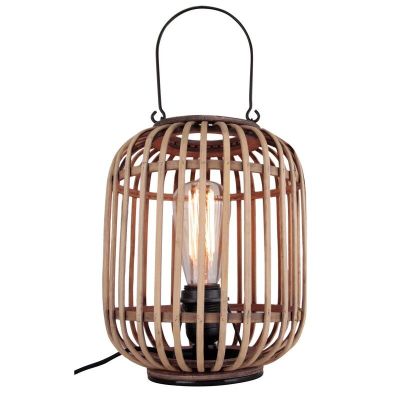 Industriálna stolová lampa čierna, Asja, s vypínačom