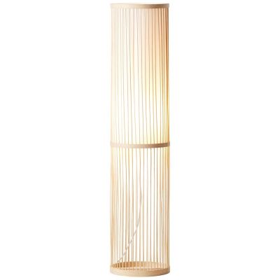 Drevená stojaca lampa, Kayra, s vypínačom