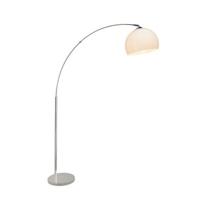 Moderná oblúková lampa chrómová, Ariana, s vypínačom