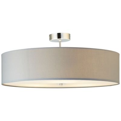 Moderná stropná lampa sivá, Tjit