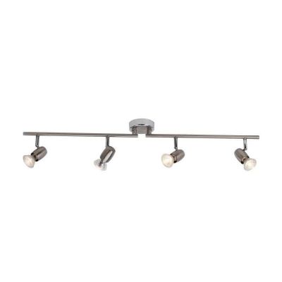 Kovové stropné bodové svetlo chrómové, Wietse, 7 W, LED 3000 K