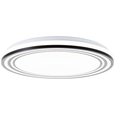Moderné stropné svietidlo čierne, Merlijn, 36 W, LED white switch, s diaľkovým ovládačom