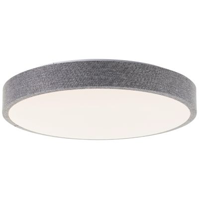 Rustikálna stropná lampa sivá, Soeraya, 24 W, LED 3000 K, s 3-stupňovým stmievačom