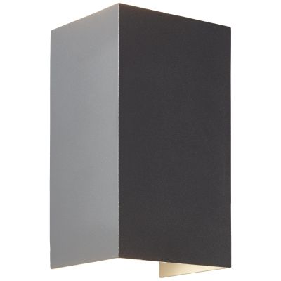 Moderné up down nástenné svietidlo sivé, Romar, 8 W, LED 3000 K, IP44