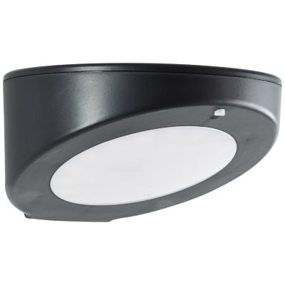 Moderné solárne vonkajšie nástenné svietidlo čierne, Winesh, 3 W, LED 4000 K, IP44