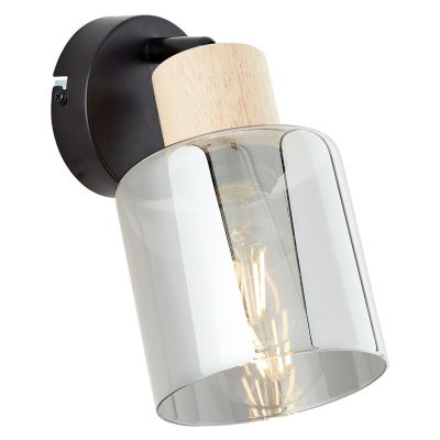 Moderné nástenné svietidlo sivé, Serkan