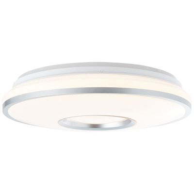 Moderná stropná lampa biela, Guled, 24 W, LED nastaviteľný od teplej po studenú bielu, s diaľkovým ovládačom