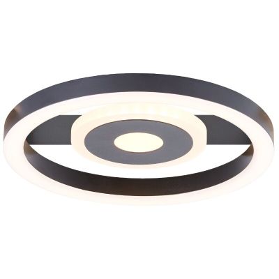 Dizajnová stropná lampa čierna, Konrad, 9 W, LED 3000 K