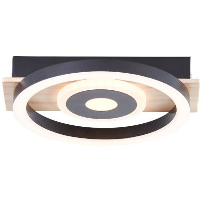 Dizajnová stropná lampa hnedá, Konrad, 9 W, LED 3000 K