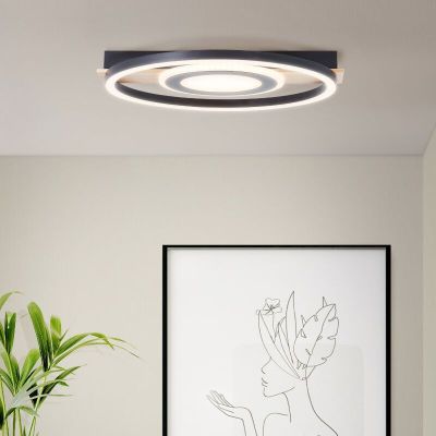 Dizajnová stropná lampa hnedá, Konrad, 20 W, LED 3000 K