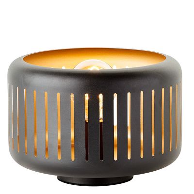 Industriálna stolová lampa čierna, Veronika, s vypínačom