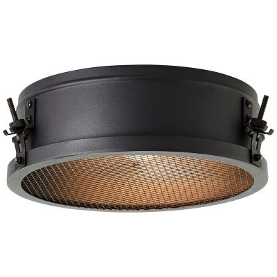 Industriálna stropná lampa čierna, Gael