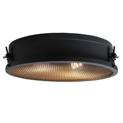 Industriálna stropná lampa čierna, Gael
