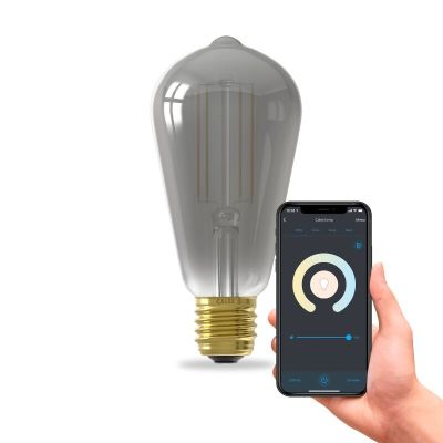 Inteligentná LED žiarovka Calex E27 sivá, 7W, 1800K