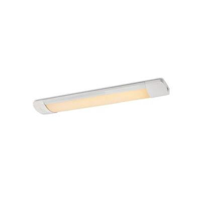 Plastová LED lišta 30cm biela, Enrique, 10 W, LED 3000 K