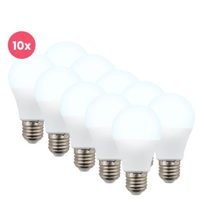 Balenie 10 ks Lagiba E27 LED žiarovky Bradley, 12W, 6500K