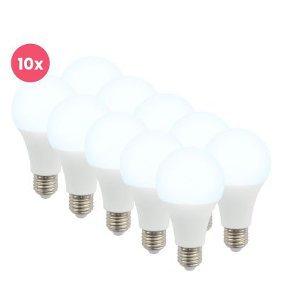 Balenie 10 ks Lagiba E27 LED žiarovky Bradley, 15W, 6500K