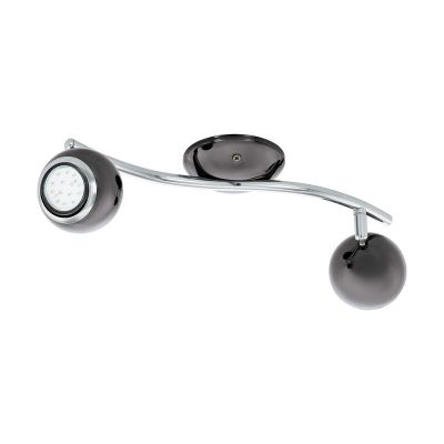 Oceľové stropné bodové svetlo niklové, Anissa