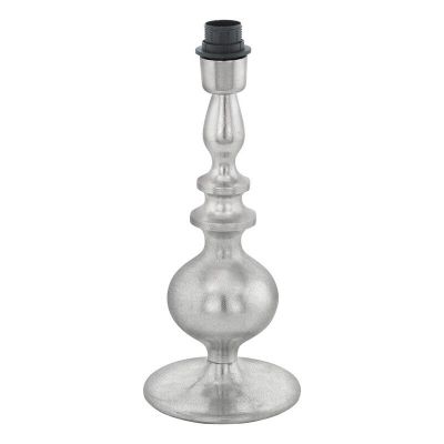 Hliníková dizajnová stolová lampa bez tienidla niklová, Mason, s vypínačom