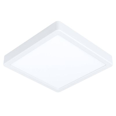 Plastové smart stropné svietidlo biele, Geraldo, 16,5 W, LED nastaviteľný od teplej po studenú bielu, IP44