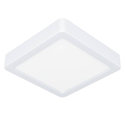 Plastová stropná lampa biela, Geraldo, 11 W, LED 3000 K