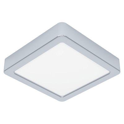 Plastové stropné svietidlo do kúpeľne chrómové, Geraldo, 11 W, LED 3000 K, IP44