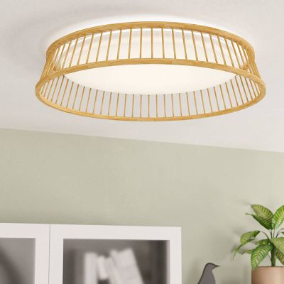 Drevená stropná lampa rustikálna, Jolene, 20 W, LED 3000 K