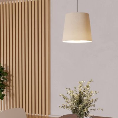 Textílné moderné visiace svietidlo čierne, Siham