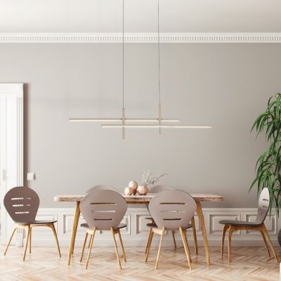 Plastové moderné visiace svietidlo hnedé, Thera, 20 W, LED 3000 K