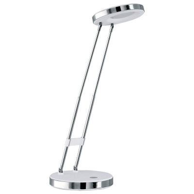 Plastová moderná lampa na písací stôl biela, Arie, 3 W, LED 3000 K, s vypínačom