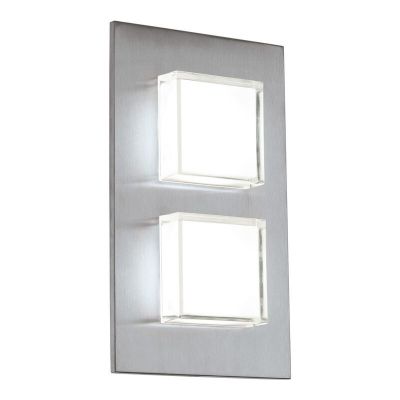 Nerezové moderné vonkajšie svietidlo strieborné, Jorien, 3 W, LED 3000 K, IP44