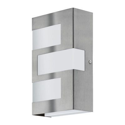 Plastové moderné vonkajšie svietidlo strieborné, Maegan, 3 W, LED 3000 K, IP44