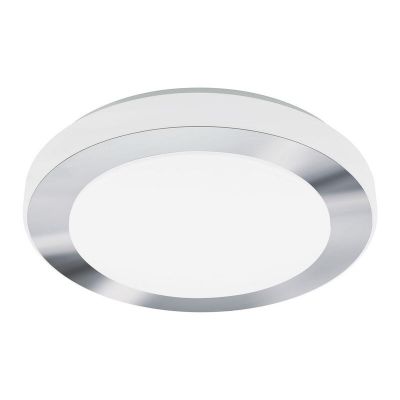Plastové stropné svietidlo chrómové, Amina, 16 W, LED 3000 K, IP44