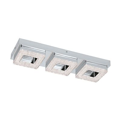 Plastové moderné nástenné svietidlo chrómové, Arjo, 4 W, LED 3000 K