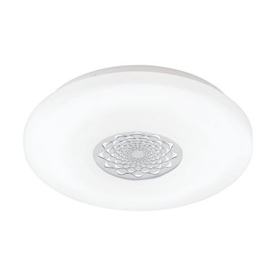 Plastové moderné stropné svietidlo biele, Carmela, 24 W, LED 3000 K