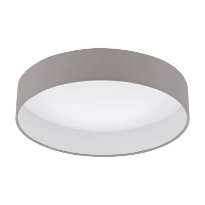 Textílné stropné svietidlo taupeové, Guido, 18 W, LED 3000 K