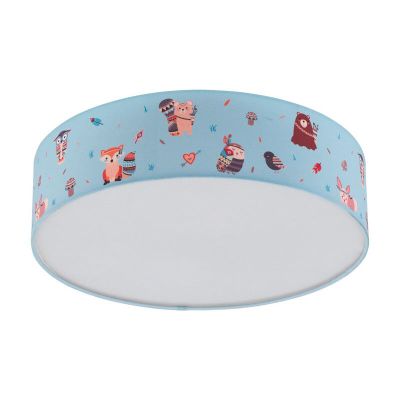 Oceľové stropné svietidlo do detskej izby biele, Mei