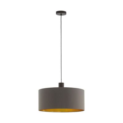 Kovové moderné visiace svietidlo hnedé, Mies