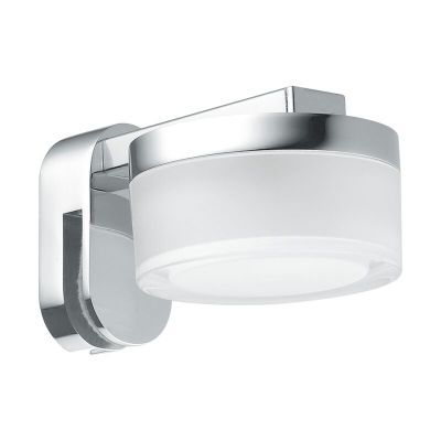 Oceľové moderné svetlo nad zrkadlo chrómové, Busra, 4 W, LED 3000 K, IP44