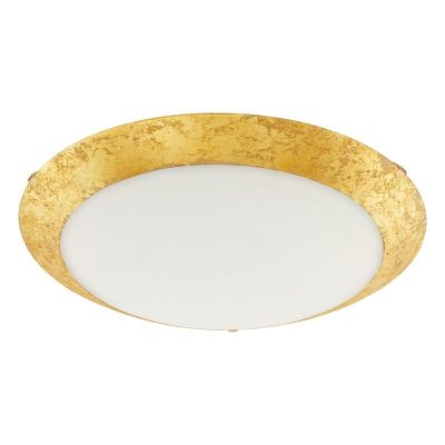 Oceľová stropná lampa zlatá, Jovanka, 16 W, LED 3000 K