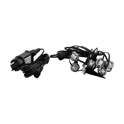 Plastové zapichovacie svietidlo priehľadné, Vanja, 3 W, LED 3000 K, IP65