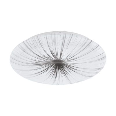 Oceľová stropná lampa biela, Josta, 24 W, LED 3000 K