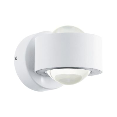 Hliníkové moderné vonkajšie svietidlo biele, Lyn, 2 W, LED 3000 K, IP44
