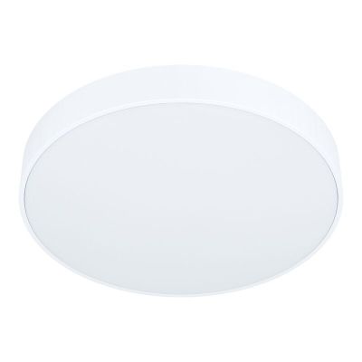 Oceľové prisadené stropné svietidlo biele, Zippora, 18 W, LED nastaviteľný od teplej po studenú bielu