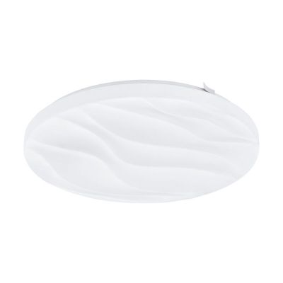 Oceľová stropná lampa biela, Aniel, 17 W, LED 3000 K